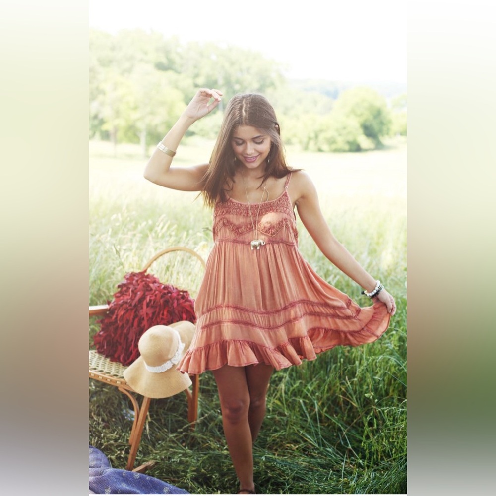 Altard State Rust Mini Dress Size Small